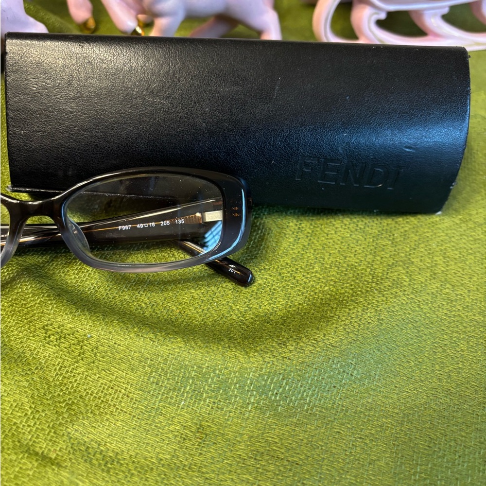 Fendi Eyeglass Frames F967 49 16 205 135 With Case - Picture 2 of 13